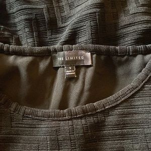 Silky black top from The Limited